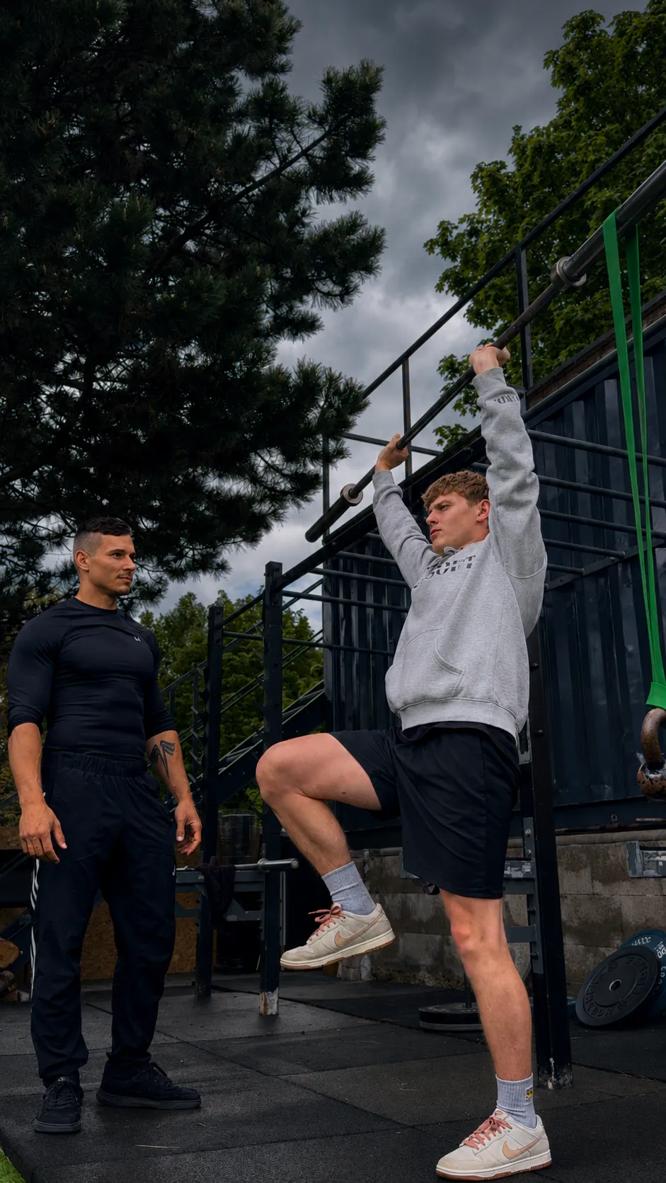 Outdoor coaching session